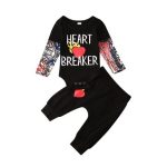 Black Heart Breaker Tattoo Sleeve Set 3-6M