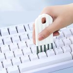 Multi-function Computer Cleaning Kit: Soft Brush Keyboard Cleaner Corner Gap Duster & Keycap Puller