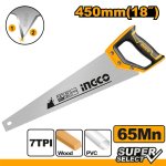 Ingco Saw Hand 450MM 7TPI Bev Bld
