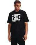 Men's Ua Abc Camo Boxed Logo Short Sleeve - Black XS