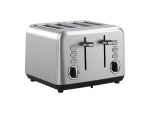 Swan Townhouse Stainless Steel 4-SLICE Toaster 1850W Brushed Silver