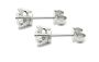 9K White Gold Stud Earrings With 0.44 Ct Lab Grown Diamonds
