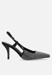 Gloria Slingback Heel - Black