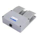 Kappde Foot Switch YDT1-16 Aluminum Shell Gray Double Pedal Switch Machine Tool Accessories Switch MD6-L02
