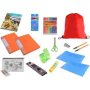 School Stationery Pack In Drawstring Bag Small Red
