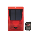 Solar Alarm With Remote