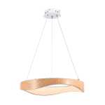 Ellipse LED Pendant Wood Print 23W - Warm White