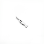 The Lucky Fish Charm In Silver
