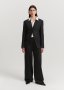 Self Stripe High Break Blazer
