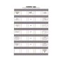 33MM Numeric Labels D/grey 5SHT