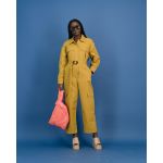 Boiler Suit In Mustard - XL