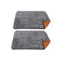 Bennett Read 2 Piece Microfibre Cloth Set Grey