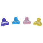 Butterfly Jaw Clips Vented Assorted Colours 12 PACK
