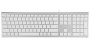 Macally Aluminum Ultra Slim USB Wired Keyboard For Mac And PC