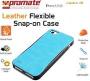 Promate Lanko.i5-Hand-Crafted Leather Case For iPhone 5/5s In Blue