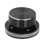 Poenvfpo USB Volume Control Knob With Rgb Light For Android System PC Multimedia Type C External Media Adjustment Controller