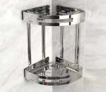 304 Stainless Steel Corner Bathroom Rack