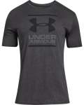 Men's Ua Gl Foundation Short Sleeve T-Shirt - Charcoalmediumheather graph black Md