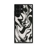 Custom Printed Tpu Cases - Samsung Galaxy S22 Ultra 5G & 39 Black Swirl& 39 By
