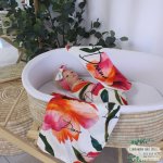 Wrap Set Swaddle Set Bright Artistic Floral