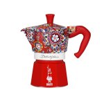 Bialetti Dolce & Gabbana Moka Express - 6 Cup ~180ML Yield / Red Carretto