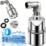 304 Stainless Steel Fully Automatic Water Level Control Float Valve 1 2" 3 4" Auto Shut Off Water Float Valve No Need Electricit