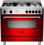 Americana Gas Hob & Electric Oven 90CM Burgundy