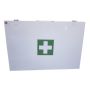 Empty White Metal Box For Regulation First Aid Kit