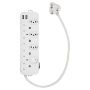 Eurolux 8 Way Multiplug With USB Connectors