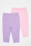PoP Candy 2 Pack Joggers - Dusty Pink lilac