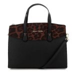 Pierre Cardin Cherie Structured Bag - Black Leopard