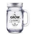 Grow Glass Shaker Bottle
