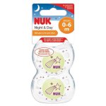 Nuk Night & Day Silicone Soother Girl 0-6M