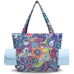 Yoga Mat Bag Yoga Bags And Carriers Fits All Your Stuff Yoga Tote Bag With Zipper Pocket Yoga Mat Carrier Take In Out Mat