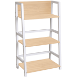 Everfurn Orchid Bookshelf With Powder Coated Steel Frame