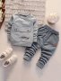 Kid's Classic Casual Outfits - 2pcs Slant Shoulder Long Sleeve Top With Big Pocket Design + Trousers Set For Spring Autumn