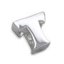 A3 - 925 Sterling Silver Letters Or Initials European Charm Beads From A-z - T