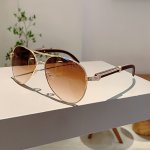 Women Glasses Classic Double Bridge Fashion Wooden Style Leg Design Glasses Suitable For Daily Travel Decoration Wear