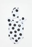 PoP Candy Polka Dot Swimsuit & Cap Set - Black & White