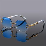 Classic Fashion Multi-polygon Metal Glasses Unisex Suitable For Outdoor Parties Vacations Driving And Photography Props