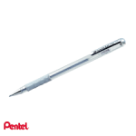 Hybrid Metallic Gel Grip 0.8MM Pen – Silver – K118-Z