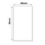 NB193 - - B1 B21 B3S B4 - 40X80MM - 95 White Labels