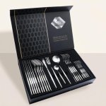 24 Piece Stainless Steel Cutlery Set Service For 6