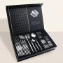 24 Piece Stainless Steel Cutlery Set Service For 6