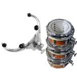 Tom Drum Suspension Rim Mount Bracket Stainless Steel Cast Drum Mounting System Fits 8 10 12 13 Inch Toms Secure Drum Set Hardwa