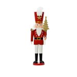 Iron Nutcracker 19X26X93CM - Red