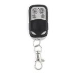 315MHZ Metal Wireless Learning Code 4 Keys Remote Control Black + Silver