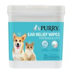 Purry Ear Relief Wipes For Dogs & Cats – 50 Wipes