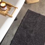 Microfibre Bath Mat Steel Grey 50X80CM