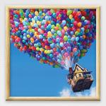 Adult Paint By Numbers With Frame - Up Up And Away